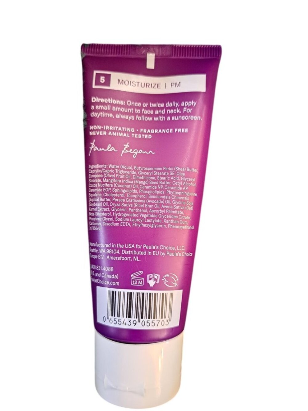 New Paulas Choice Clinical Ultra-Rich Moisturizer Coconut Oil Shea Butter Dry - Picture 3 of 5